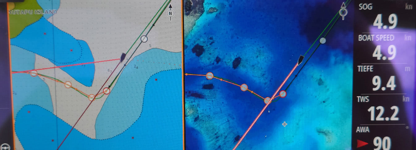 Satellitenbilder auf B&G Kartenplotter